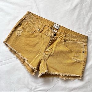 RVCA Low Rise Relaxed Jean Shorts